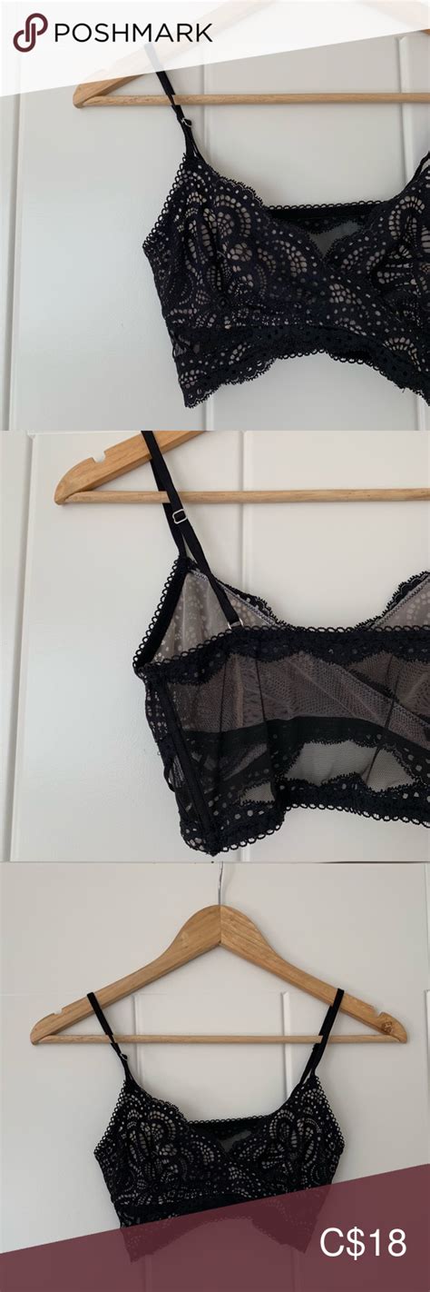 victoria secret black bralette